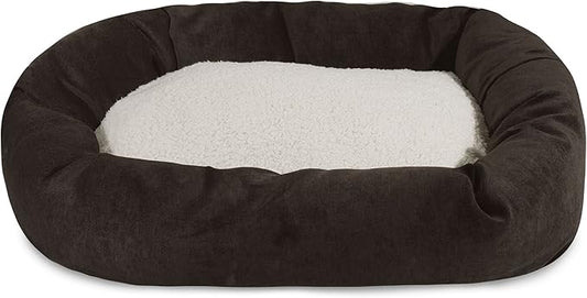 52 inch Storm Villa Collection Sherpa Bagel Dog Bed