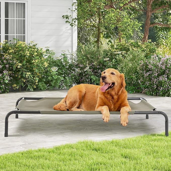 MoNiBloom Elevated Dog Bed for Large Dogs 50 Inches