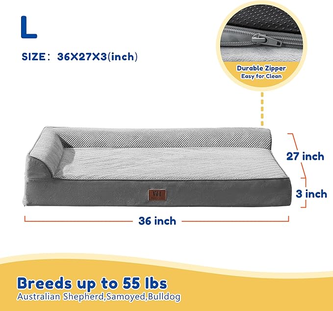 Orthopedic Dog Beds Large Sized Dog