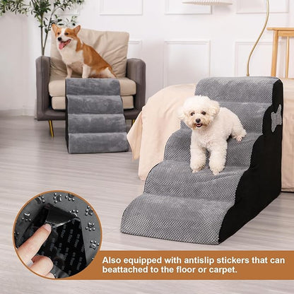 Dog Stairs for Small Dogs 5 Steps