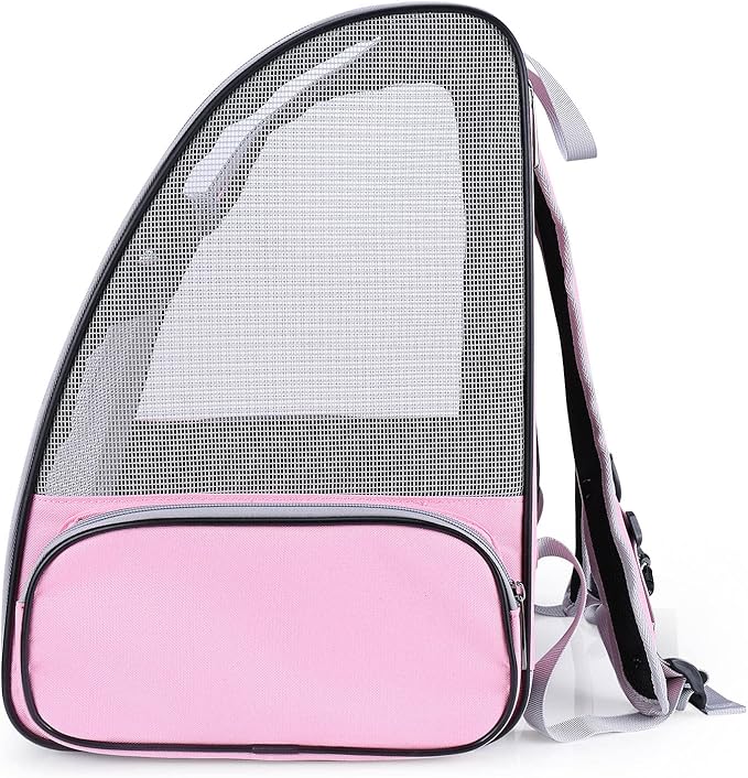 LOLLIMEOW Pet Carrier Backpack for Dogs and Cats,Puppies,Fully Ventilated Mesh,Airline Approved,Designed for Travel, Hiking, Walking & Outdoor Use