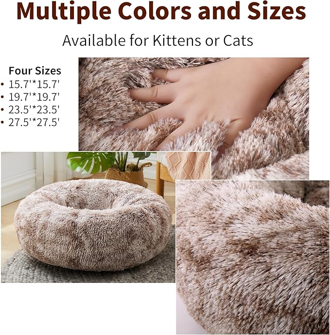 Calming Dog Bed for Large Cats and Dogs 23.5'')