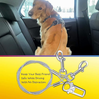 No Chew/Chew Proof Dog Car Seatbelt Safety Restraint 24 Inches