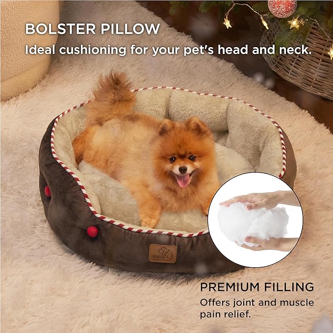 Bedsure Dog Beds for Small Dogs 25 Inches,