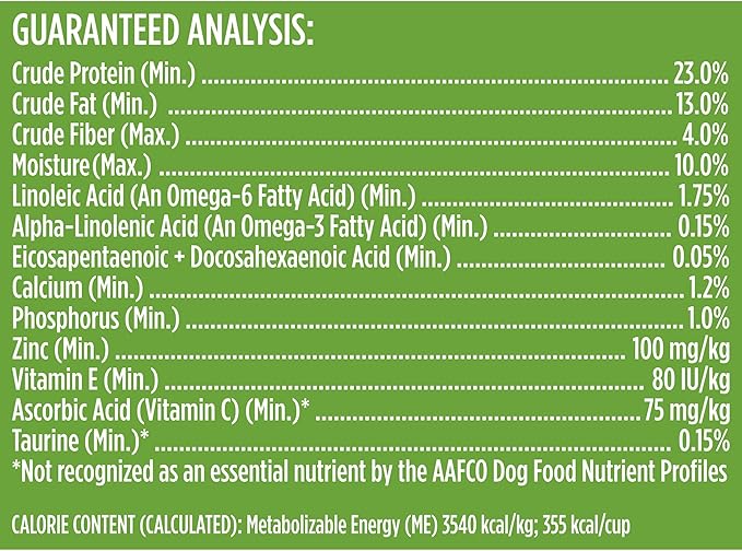 Premium Natural Dry Dog Food with Added Vitamins, Minerals & Taurine, Real Chicken & Veggies Recipe, 6 Pounds (Packaging May Vary)