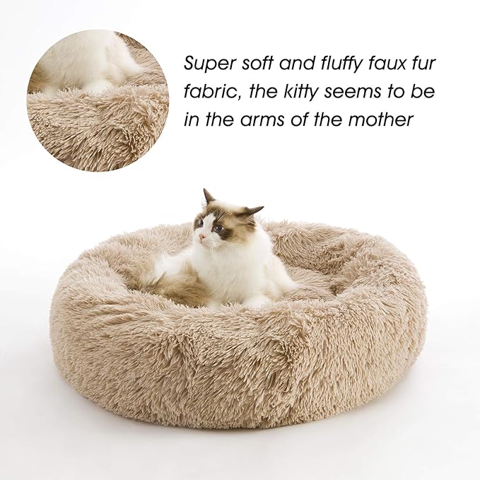 Calming Dog Bed & Cat Bed (20"/24"/27"/30")