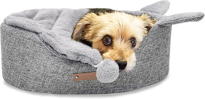 Oval Pet Beds for Cats and Small Dogs