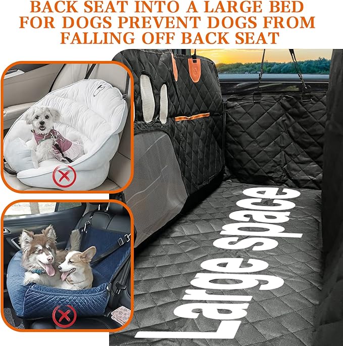 Tfwadmx Back Seat Extender for Dogs