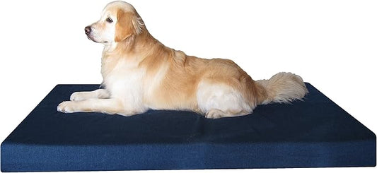 Dogbed4less XXL Orthopedic Memory Foam Dog Bed for Large Dogs 55"X37"X4"