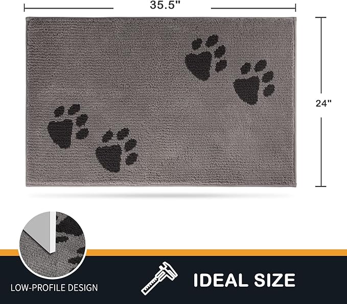 PURRUGS Dirt Trapper Door Mat 24" x 35.5"