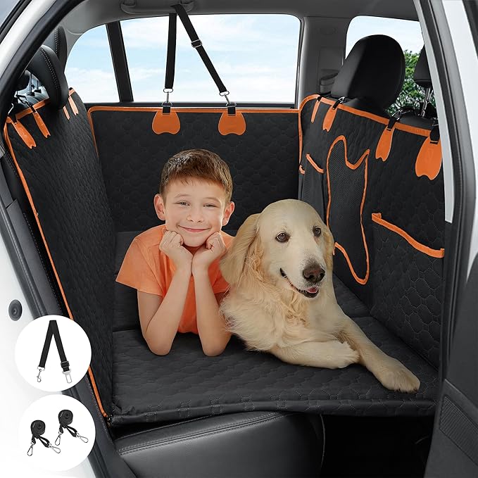 Back Seat Extender for Dogs with Hard Bottom