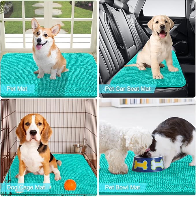 OLANLY Dog Door Mat for Muddy Paws 47x32