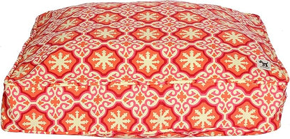 Molly Mutt Small Dog Bed Cover - Papillon Print - Measures 22”X27”X5’’ - 100% Cotton - Durable - Breathable - Sustainable - Machine Washable Dog Bed Cover