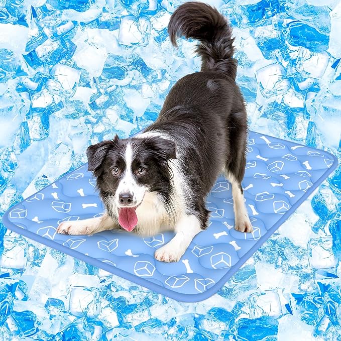 Rywell Dog Cooling Mat 2.0 36 * 27 Thicken Fiber(QMAX>0.5) for