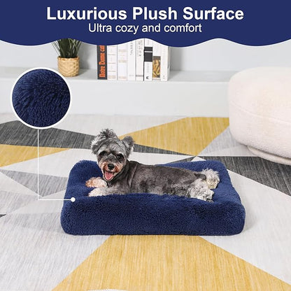 Plush Dog Crate Bed 21"x13")