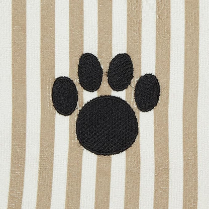 Bone Dry Pet Grooming Towel Collection Absorbent Microfiber X-Large 41x23.5", Striped