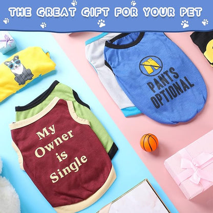 8 Pieces Dog Shirts