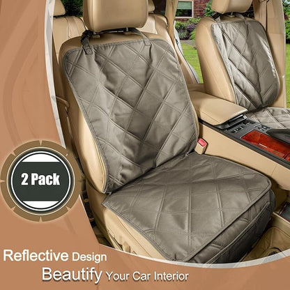 YESYEES Dog Front Seat Covers for Cars 2 Pack 4 Nonslip