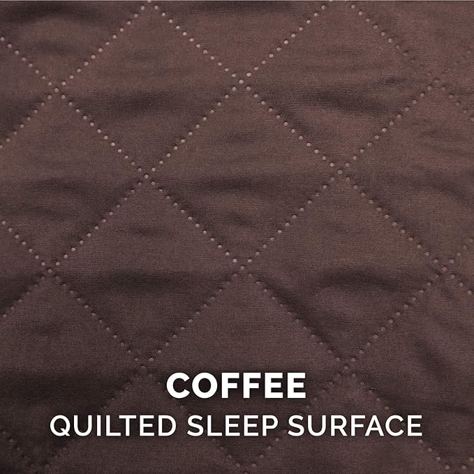 Furhaven Pillow Dog Bed for Medium/Small Dogs w/ Removable Bolsters & Washable Cover 30.0"L x 20.0"W x 6.3"Th