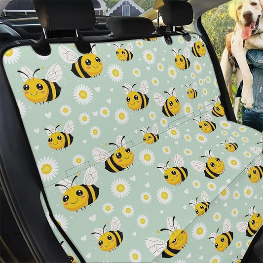 AFPANQZ Honey Bee Dog Cat Seat Cover