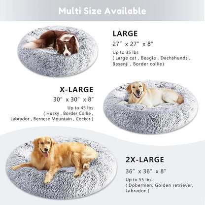Calming Dog Bed & Cat Bed (20"/24"/27"/30")