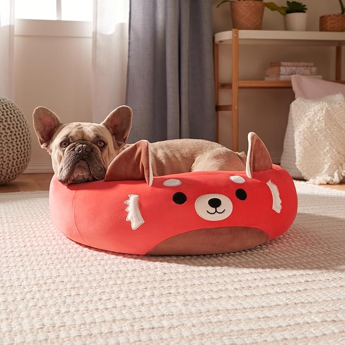 Squishmallows Original 24-Inch Cici The Red Panda Pet Bed