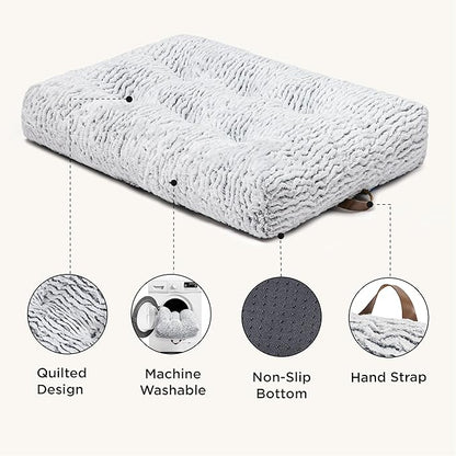 Bedsure Dog Bed for Medium Size Dog 29" x 21", Light