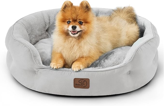Bedsure Dog Beds for Small Dogs 25 Inches,