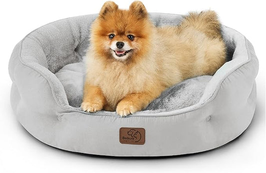 Bedsure Dog Beds for Small Dogs 25 Inches,