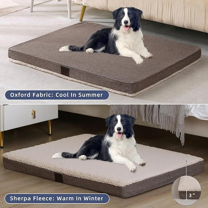 DaysU Large Dog Bed for Large Dogs 65 Ibs, 36x27x3in