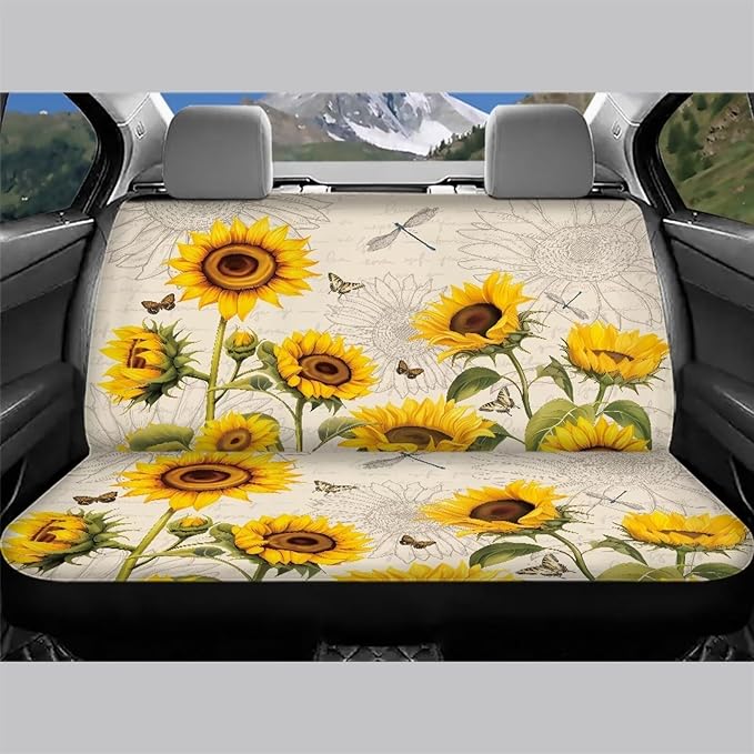 Tupalatus Auto Bench Seat Protector Pet Dog Seat Back Seat Covers Cushion Car Interior Accessories Decoration