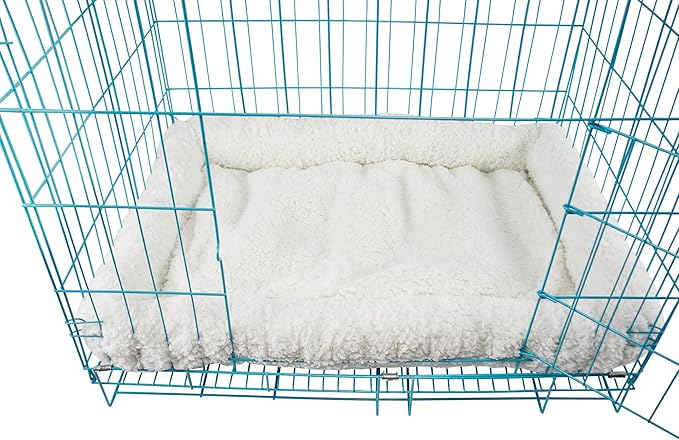 Long Rich HCT ERE-001 Super Soft Sherpa Crate Cushion Dog and Pet Bed 24 x 18 inches