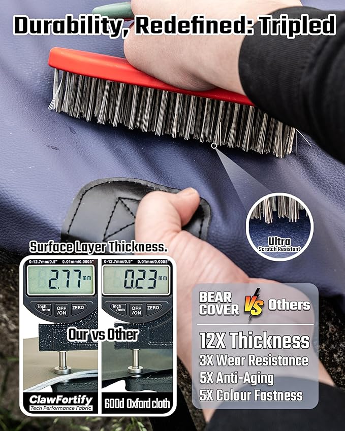 Next-Gen Back Seat Extender for Dogs 500lbs Capacity,Hard