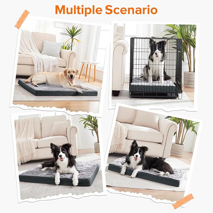 JOEJOY Orthopedic Dog Bed for Medium Dogs 30x20 Inch