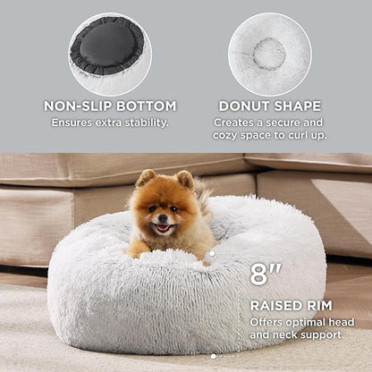 Bedsure Calming Dog Bed for Small Dogs 23 inches 25 lbs