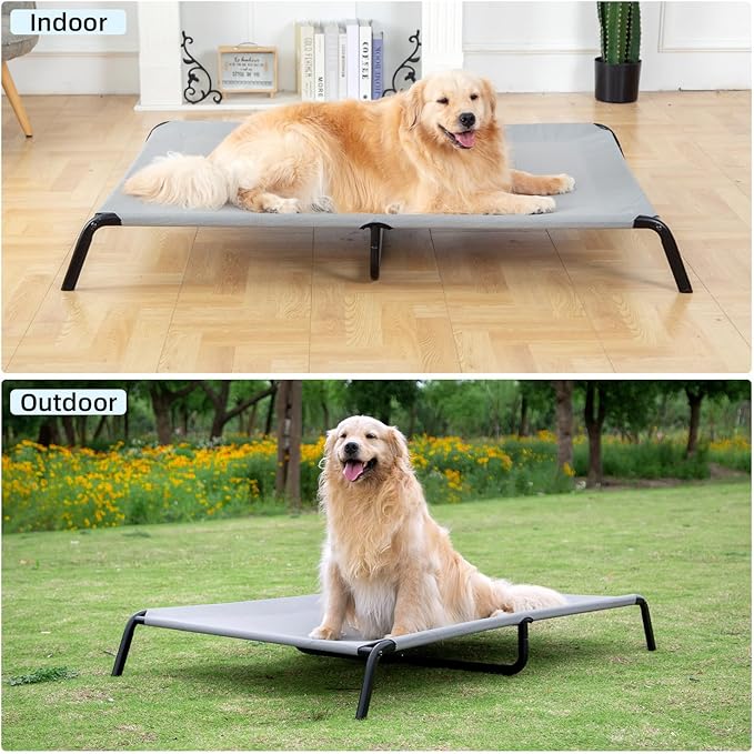 pettycare XL Elevated Raised Outdoor Dog Bed 55''