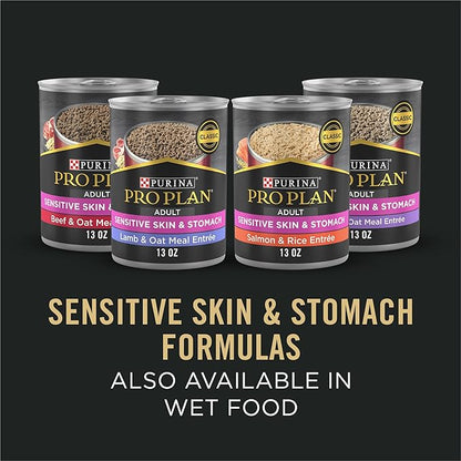 Purina Pro Plan Sensitive Skin and Stomach Adult Dog Food Small Breed Salmon and Rice Formula - 4 Pound (Pack of 1)