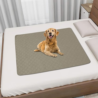 Easy-Going 100% Waterproof Dog Bed Cover, Non-Slip Pet Blanket for Furniture, Washable Couch Cover, Repleasement Sofa Cover (40X50 in, Beige)