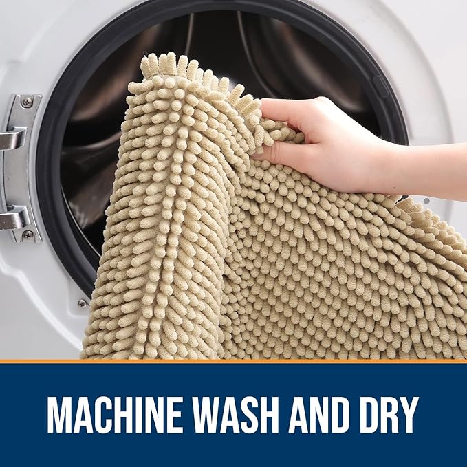 OLANLY Dog Door Mat for Muddy Paws 47x32