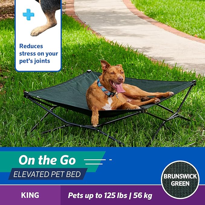 Coolaroo On The Go Cooling Elevated Dog Bed