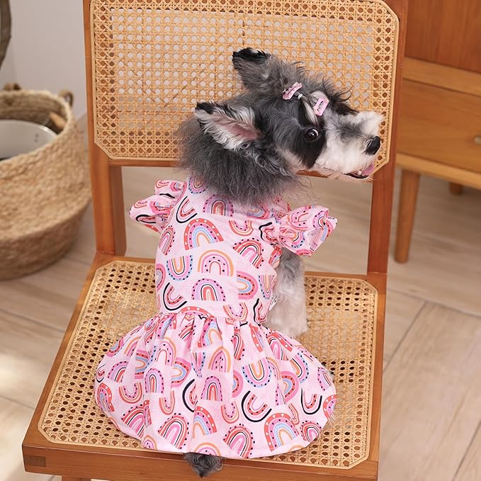 CuteBone Dog Dress Princess Puppy Birthday Dresses FX11M
