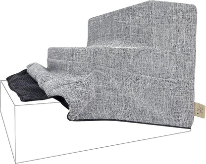 Best Pet Supplies Foam Pet Steps Cover for Small Dogs and Cats 3-Step (Cover