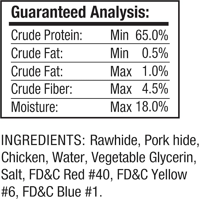 Good'N'Fun P-94130 Triple Flavor Wings Dog Chews, One Size