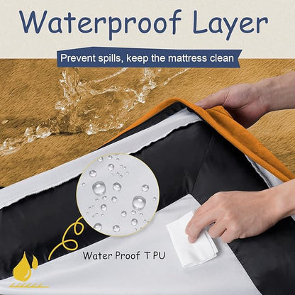 Orthopedic Washable Large Dog Bed: XLarge Dog Bed Bolster Waterproof