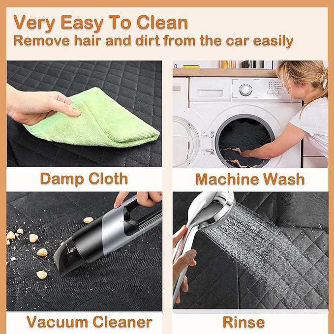 SORKUT Dog Car Seat Cover Waterproof Car Seat 600D Heavy