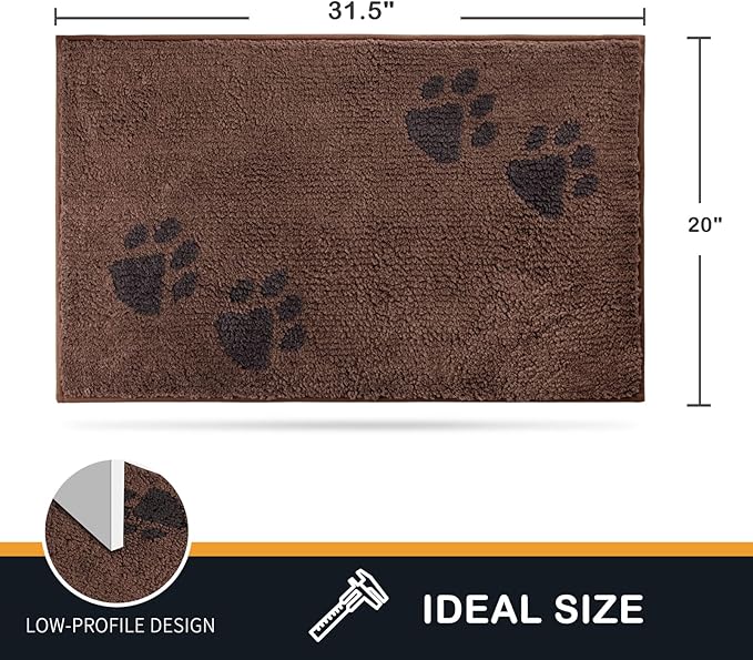 PURRUGS Dirt Trapper Door Mat 20" x 31.5"