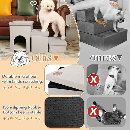 Dog Stairs for Small Dogs 22 inches(3