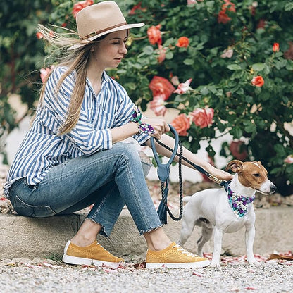 E-Clover Dog Bandanas & Matching Scrunchie Set Hawaii