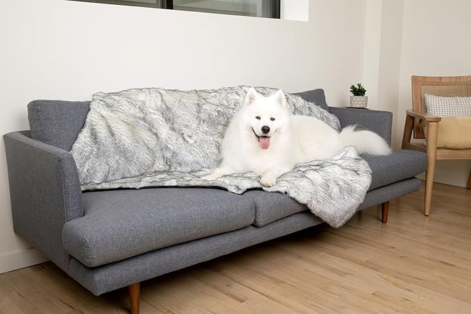 PupProtector Luxe Waterproof Throw Blanket for Dogs and Cats (60" L 50" W)