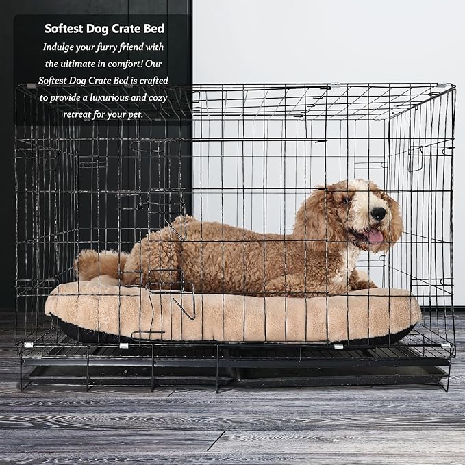 Dog Beds Large Sized Dog Washable fit Metal Dog Crates or Kennel 42x28 with 70 lbs 42 inch